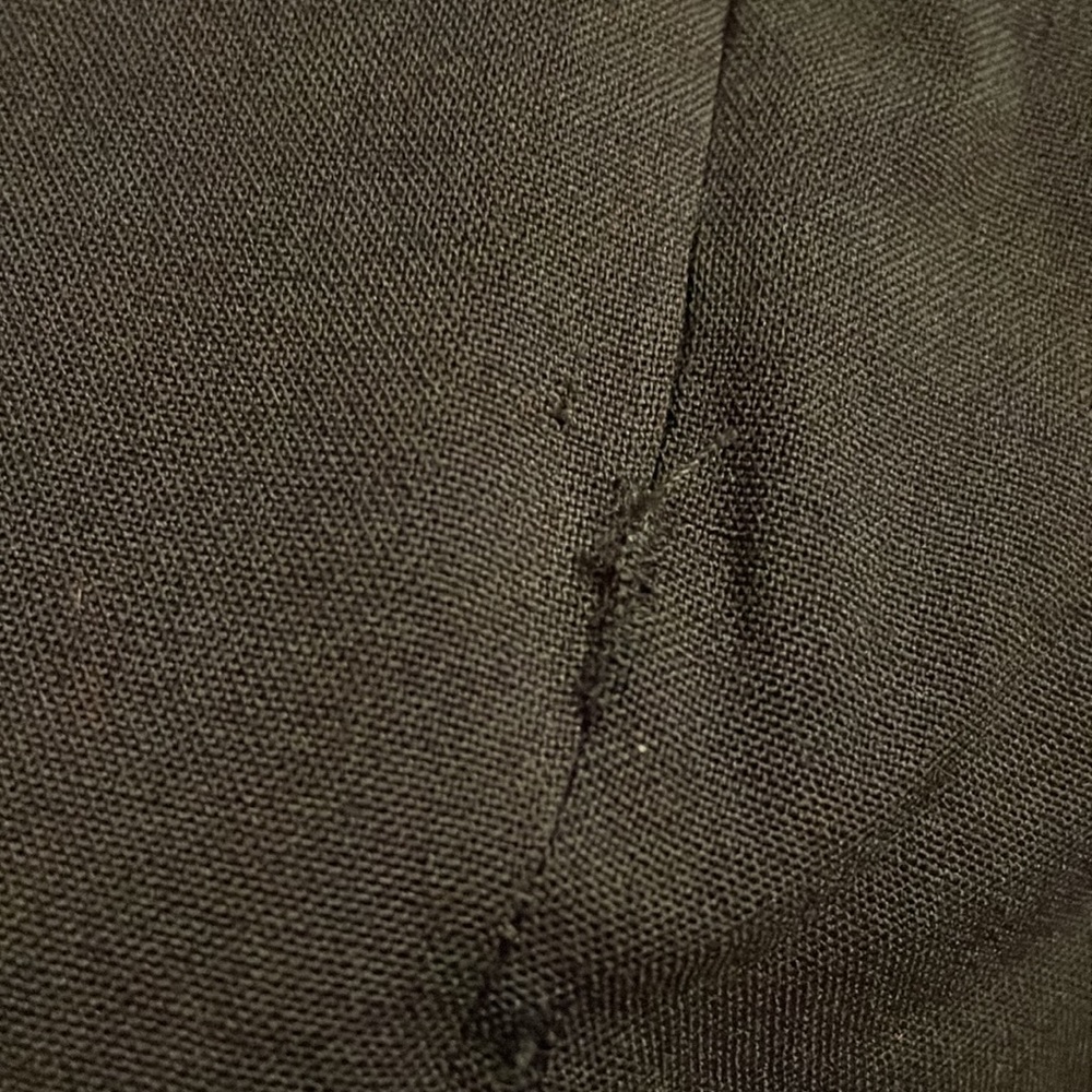 Roberto Cavalli black long skirt size 44 fleece wool blend - Picture 9 of 10